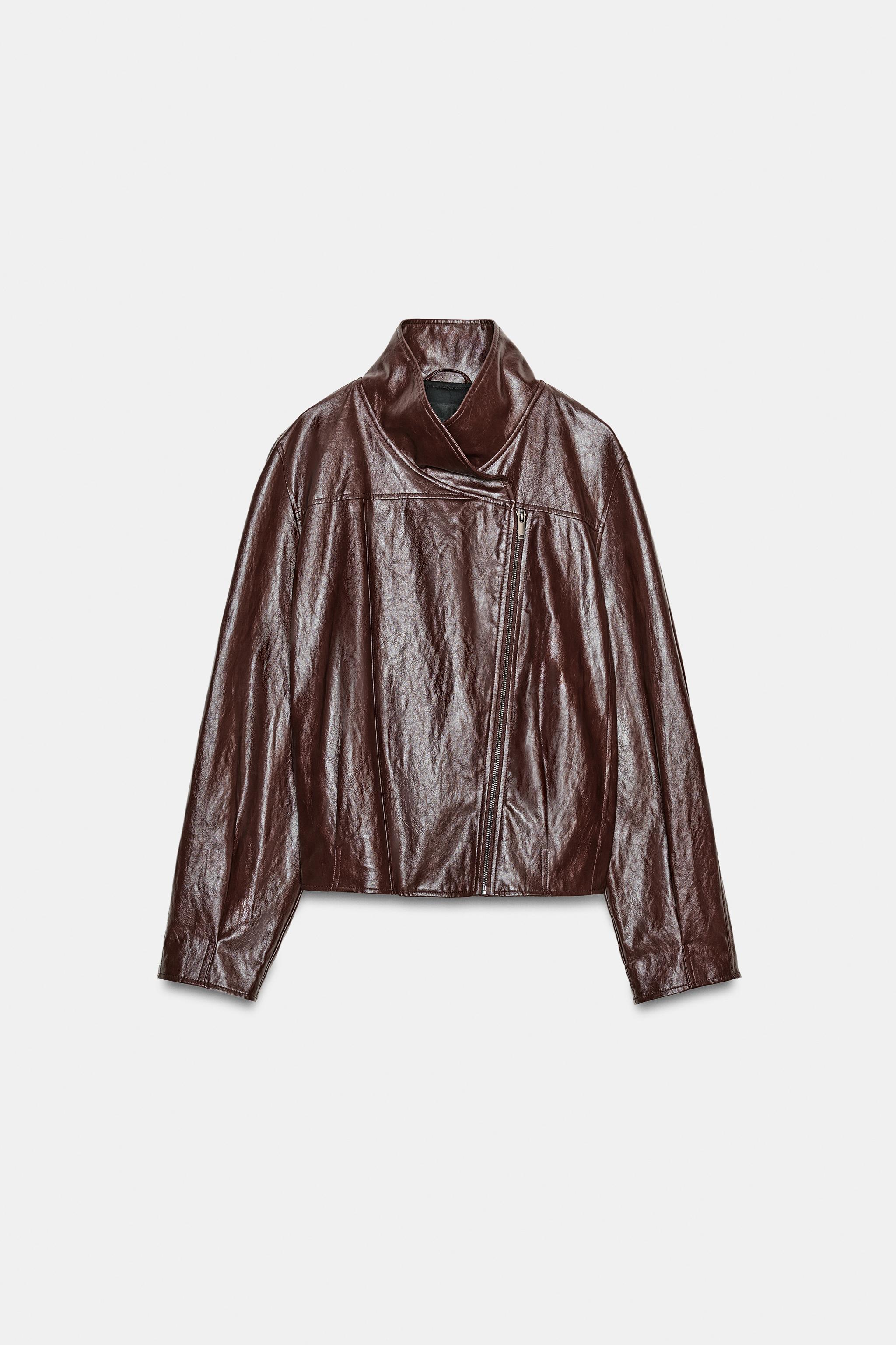 ZW COLLECTION FAUX LEATHER JACKET
